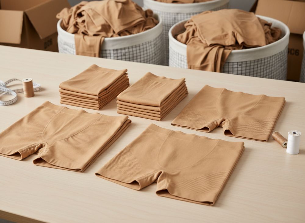 Fabricante Shorts Modeladores Beige al por Mayor