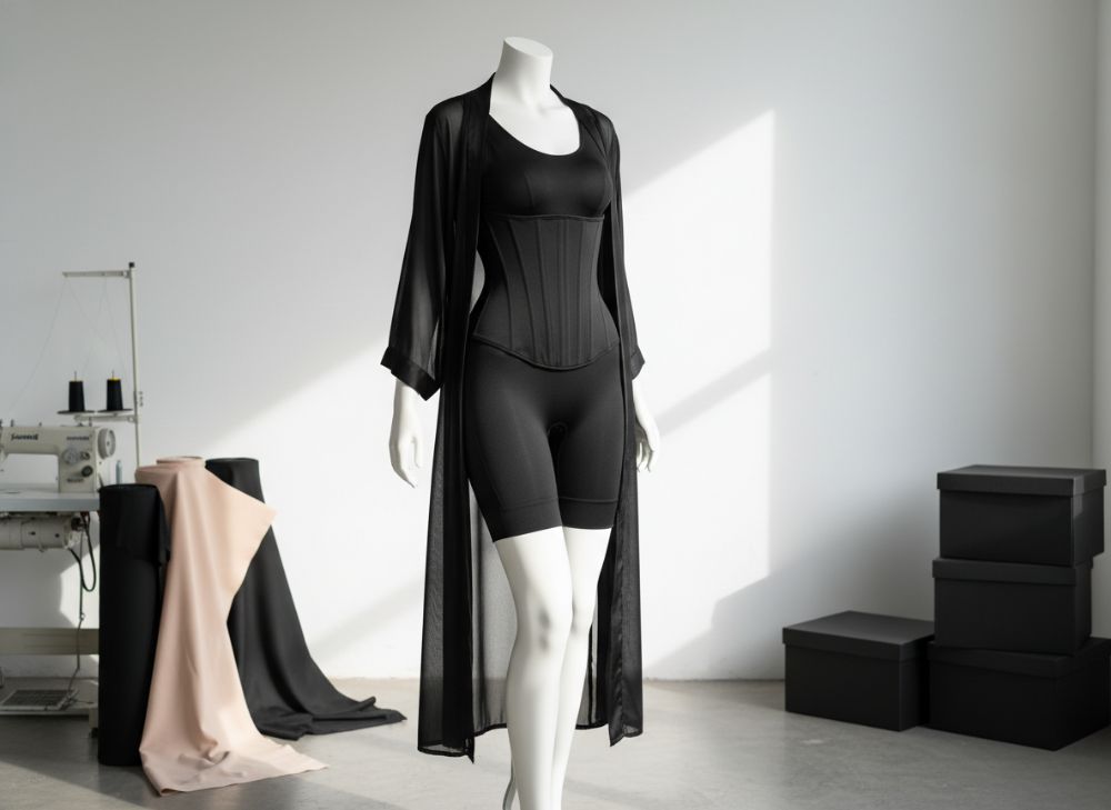 Fabricante Corsé Negro Modelador OEM España
