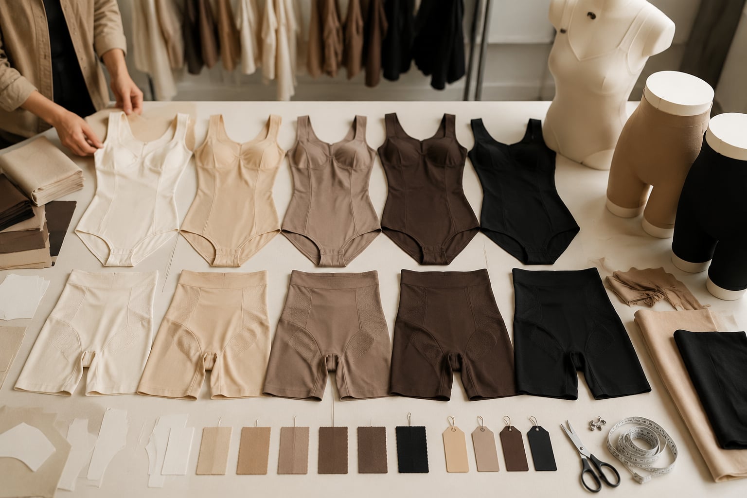 Cómo elegir materiales para shapewear profesional